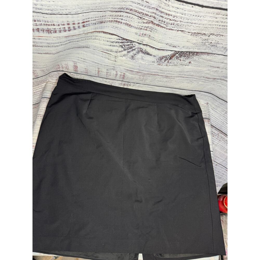 Talbots Black Lined Pencil Skirt Classic Fit Career Office Wear 24W